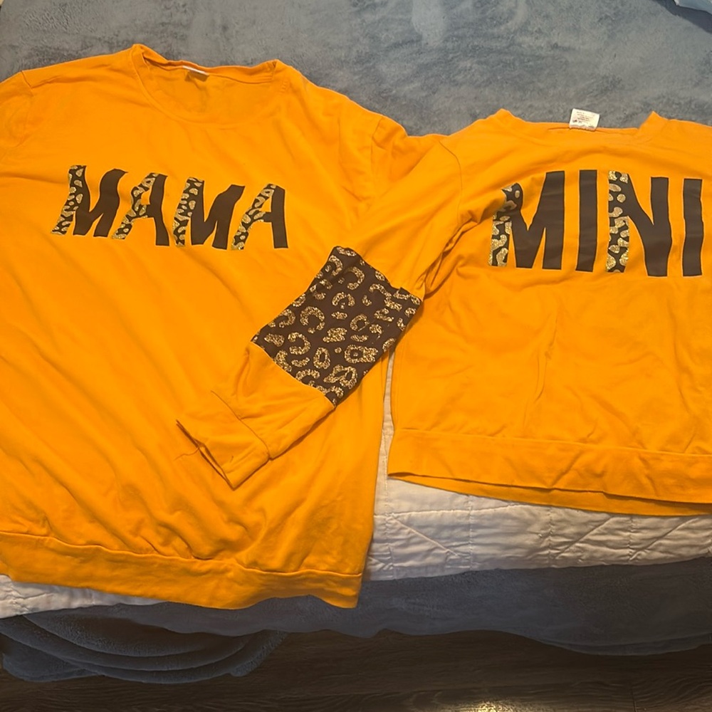 Mama mini matching set women’s 3x children 10/12